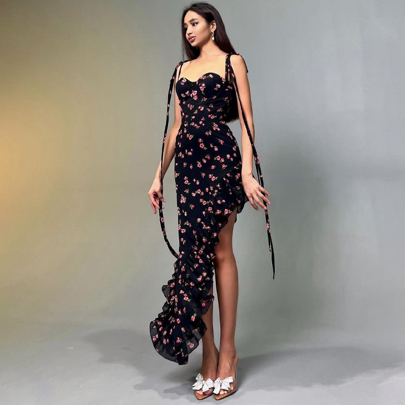 strapless open back dress Sweetheart A-Line Floor Length Chiffon Light Pink Bridesmaid Dress US0 / Custom Color main image 1