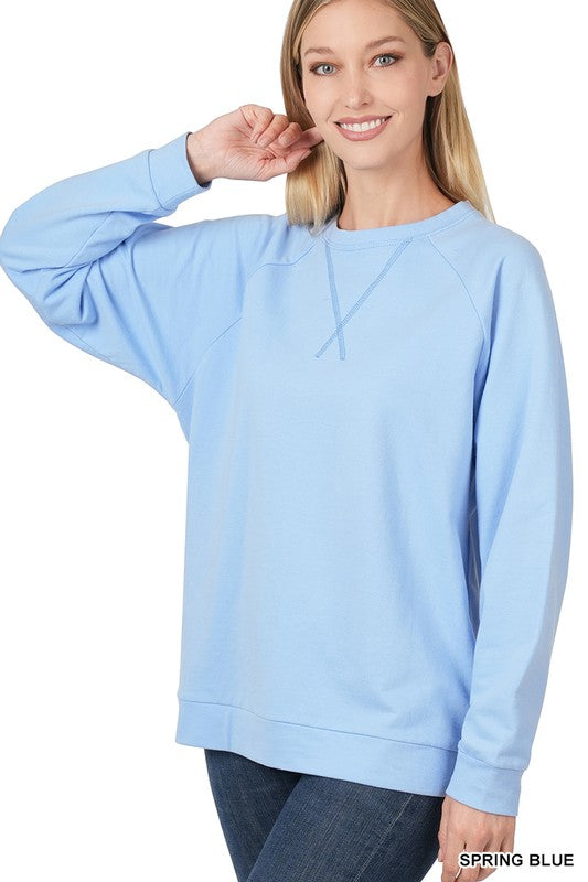 Japan Blue Jeans Long Sleeve French Terry T-Shirt Men's