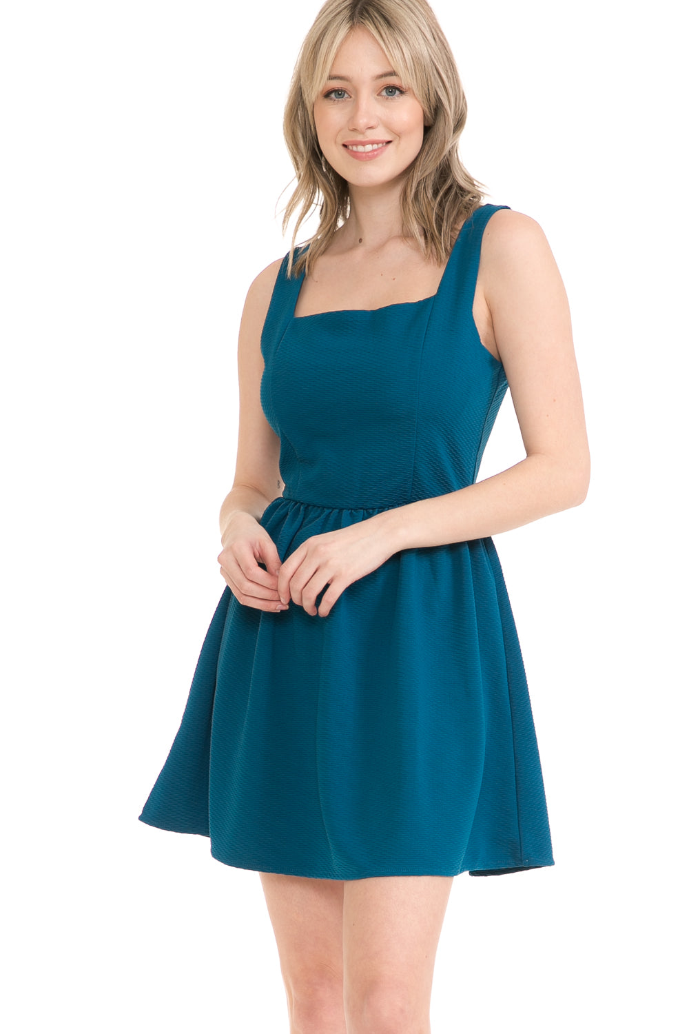 Womens Overall Dress With Zipper - annvafashion