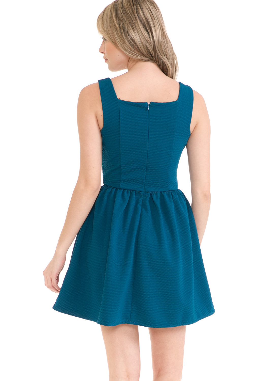 Womens Overall Dress With Zipper - annva-usa